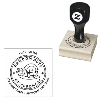 Tampons Encreurs Père Noël Snail Random Actes de carnage Logo Timbr