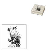 Tampons Encreurs Perroquet Moderne, Livre Ex Libris Bibliothèque  (Tamponné)