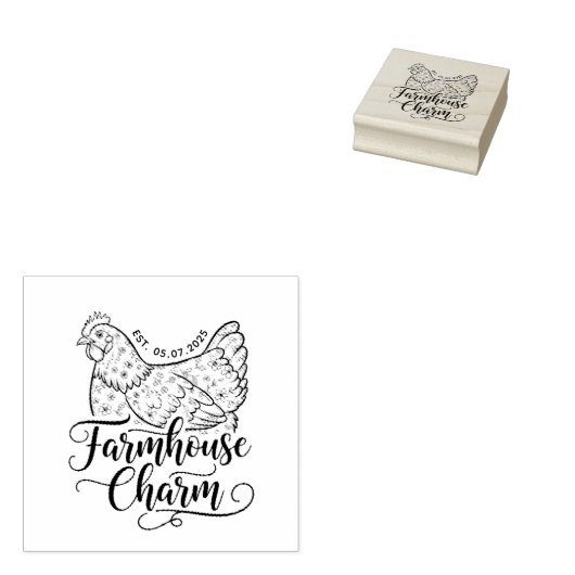 Tampons Encreurs  Personalized egg stamp, personalized fresh egg  (Tamponné)