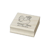 Tampons Encreurs Personalized egg stamp, personalized fresh egg (Tampon)
