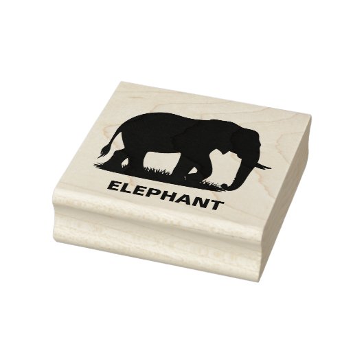 Tampons Encreurs Personalized Elephant Silhouette (Tampon)
