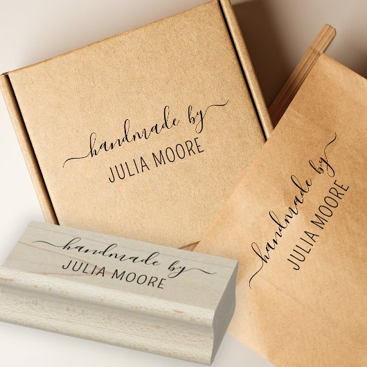 Tampons Encreurs Personalized Handmade By Name Wood