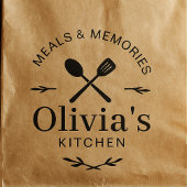 Tampons Encreurs Personalized Kitchen Logo Rubber Stamp