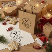 Tampons Encreurs Personalized Kitchen Logo Rubber Stamp