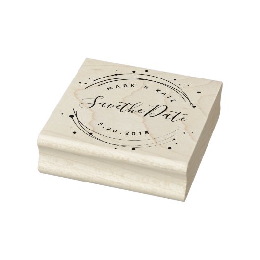 Tampons Encreurs Personnalisation circulaire moderne Enregistrer le (Tampon)
