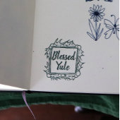 Tampons Encreurs Personnalisation de Noël de Yule bienheureuse