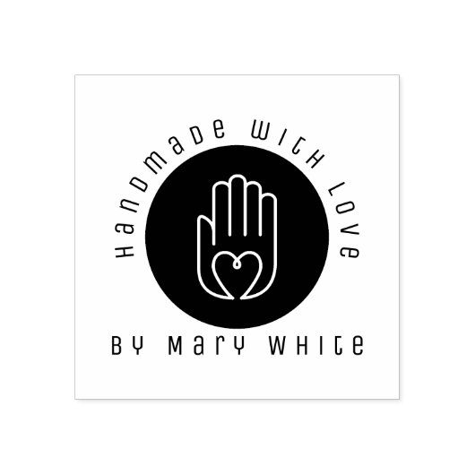 Tampons Encreurs Personnalisé À La Main Avec Coeur Amoureux (Impression)