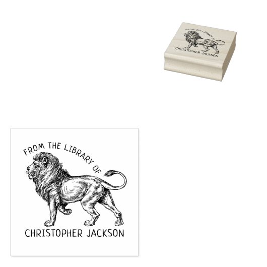 Tampons Encreurs Personnalisé À Partir De La Bibliothèque De, Lion  (Tamponné)