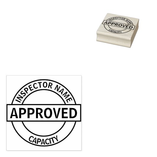 Tampons Encreurs Personnalisé approuvé (Tamponné)