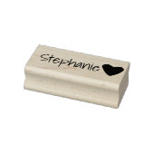 Tampons Encreurs Personnalisé Cute Simple Heart Name Custom Word (Tampon)