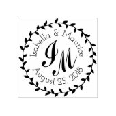 Tampons Encreurs Personnalisé Enregistrer la date Mariage en caoutc (Impression)