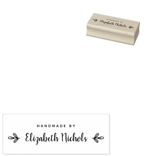 Tampons Encreurs Personnalisé Fait À La Main Par Timbre En Caoutcho (Tamponné)