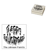 Tampons Encreurs Personnaliser - Joyeux Halloween (Tamponné)