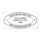 Tampons Encreurs Personnalisez votre adresse Modèle en caoutchouc o (Impression)