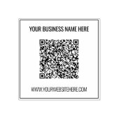 Tampons Encreurs Personnalisez votre code QR Nom Info Carré Timbre  (Impression)