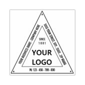 Tampons Encreurs Personnalisez votre logo d'entreprise Triangle Tim (Impression)