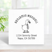 Tampons Encreurs Pet Duck Goose Necktie Arch Address