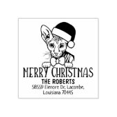 Tampons Encreurs Peterbald Adresse de retour du chat (Impression)