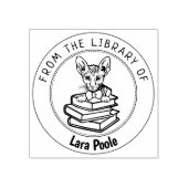 Tampons Encreurs Peterbald Cat, Livre De La Bibliothèque De (Impression)