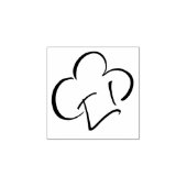 Tampons Encreurs Petit Casquette de chef traditionnel - Forme arron (Impression)