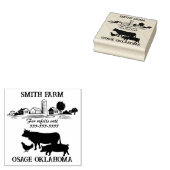 Tampons Encreurs Petit Étiquette alimentaire de ferme d'oeufs de ca (Tamponné)