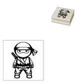 Tampons Encreurs Petit guerrier ninja (Tamponné)