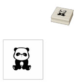 Tampons Encreurs Petit Ours De Panda Assis (Tamponné)