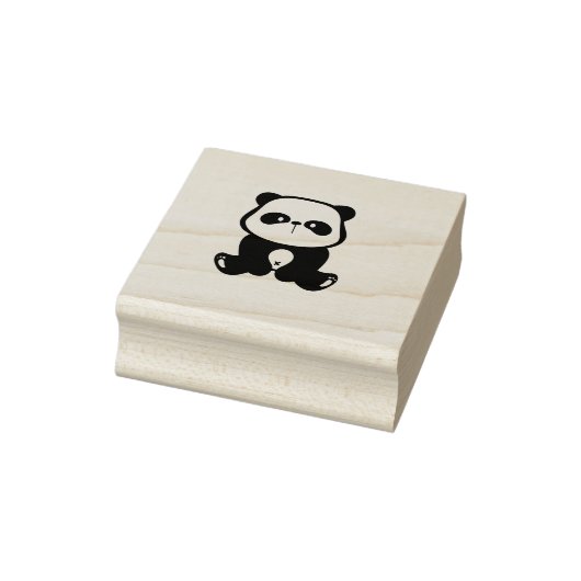 Tampons Encreurs Petit Ours De Panda Assis (Tampon)