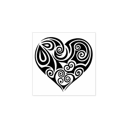 Tampons Encreurs Petit Timbre en caoutchouc - Coeur (Impression)