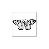 Tampons Encreurs Petit Timbre en caoutchouc - Papillon noir et blan (Impression)
