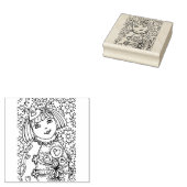 TAMPONS ENCREURS PETITE ÉCHELLE AVEC BOUQUET CARDIAQUE, BLANC (Tamponné)