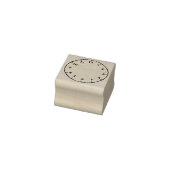 Tampons Encreurs Petite face d'horloge blanche (Tampon)