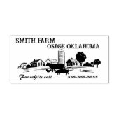 Tampons Encreurs Petite ferme d'élevage Oeuf Carton Étiquette alime (Impression)