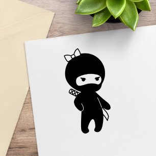 Tampons Encreurs Petite fille ninja