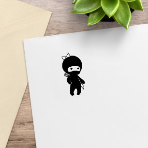 Tampons Encreurs Petite fille ninja 1x1