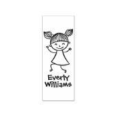 Tampons Encreurs Petite fille Timbre en caoutchouc personnalisé (Impression)