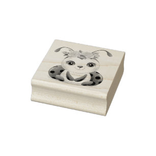 Tampons Encreurs Petite Ladybug Rouge rose Baby shower Floral Fille