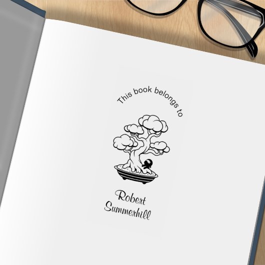 Tampons Encreurs Petite plaque d'arbre Bonsai Ninja