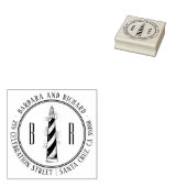 Tampons Encreurs Phare | Noms et adresse de retour des initiales (Tamponné)