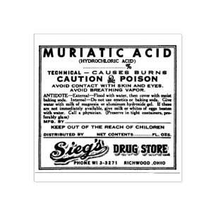 Tampons Encreurs    PharmaciePothécaire Étiquette Vintage Timbre 
