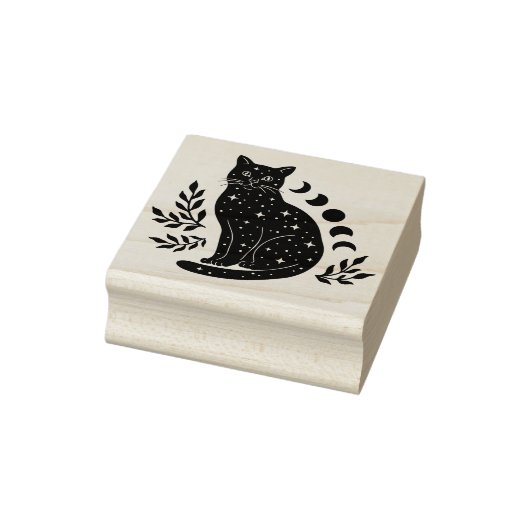 Tampons Encreurs Phases Star Cat Et Moon (Tampon)