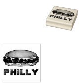 Tampons Encreurs Philadelphia Philadelphia Fromage Steak Sandwich (Tamponné)