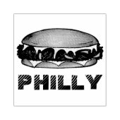 Tampons Encreurs Philadelphia Philadelphia Fromage Steak Sandwich (Impression)