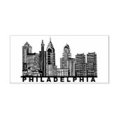 Tampons Encreurs Philadelphia Skyline Silhouette  (Impression)