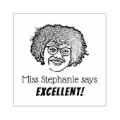 Tampons Encreurs Photo d'enseignant personnalisée et valorisation (Impression)