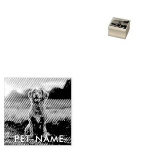 Tampons Encreurs Photo personnalisée avec le nom de votre chien