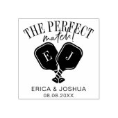Tampons Encreurs Pickleball The Perfect Match Wedding Save the Date (Impression)