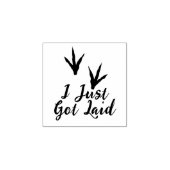 Tampons Encreurs Pieds de poulet "je viens de tomber" Oeuf (Impression)