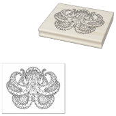 Tampons Encreurs Pieuvre à motifs ethniques (Tamponné)