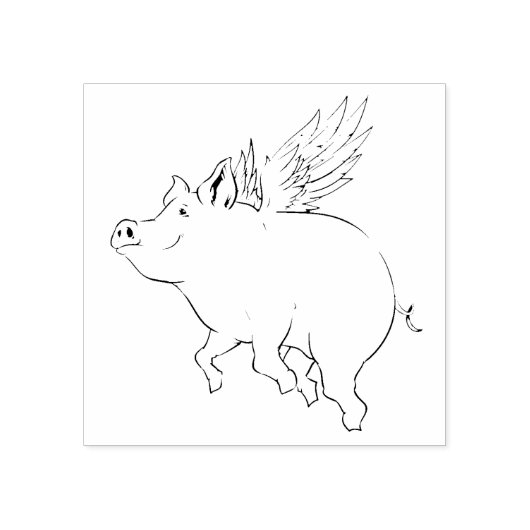 Tampons Encreurs Pig volant (Impression)